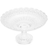 Centro de mesa com pé 27 cm cristal starry wolff - Sem marca