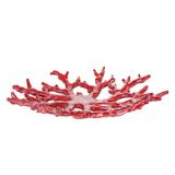 Centro de Mesa Coral Vermelho - Soul home