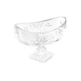 CENTRO DE MESA DE CRISTAL DE CHUMBO C/BASE SUNFLOWER 15X26X20,5cm - Rojemac