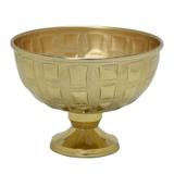 Centro de Mesa de Metal Dourado Egito 26cm Espressione