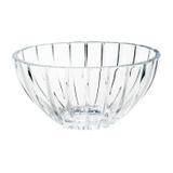 Centro de Mesa de Vidro com Titânio Oval 30,5cm Rojemac Transparente