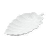 Centro De Mesa Decorativo Leafs Basics 25 Cm Branco - Urban