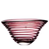 Centro de Mesa e Cachepot Cristal 38x15x21cms Riscado na Cor Beterraba Cristaleria Sào Marcos - Cristal são marcos