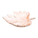Centro de Mesa em Cerâmica Rose 20cm Folha Prestige - Rojemac