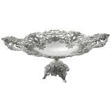 Centro De Mesa Em Metal Entalhado e Cromado - Prime home decor