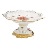 Centro de Mesa em Porcelana 12 cm x 24 cm x 24 cm - Prime home decor