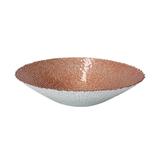 Centro de mesa em vidro LHermitage 33cm rosa