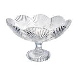 Centro De Mesa Lirica Com Pe Em Cristal Ecologico D33Xa21Cm Transparente - 24118 - L hermitage