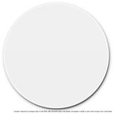 Centro de Mesa Prato Giratório Vidro Temperado Branco 80cm - Lubrano decor