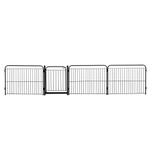 Cercado Cães Canil Pet Cão Cachorro 3/90 Com Portão E Kit - Preto - Pet util