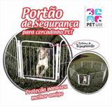 Cercado Cães Canil Pet Cão Cachorro 5/90cm + Portão - Pet util