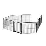 Cercado Cães Canil Pet Cão Cachorro 7/90 Com Portão E Kit Preto - Pet util