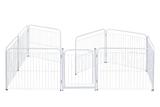 Cercado Cães Canil Pet Cão Cachorro 8/90 Com Portão E Kit - Pet útil
