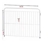 Cercado Cães Canil Pet Filhotes Cão Cachorro 1/90cm Unidade - Pet util