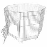 Cercado Canil Cães Coelhos Gatos 8 Lados Grande - Jelplast