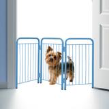 Cercado Pet Delimitador De Espaço Portátil Dobrável Azul - Açomix