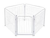Cercado Pet Util 4/90 Cães Canil Pet Cachorro 4/90 C/ Portão Fixador Parede