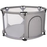 Cercado Portátil De Bebê Com Abertura Lateral Ici Kiddo Cinza