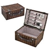 Cesta com Kit para Churrasco Family 46cm Espressione