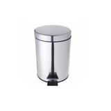 Cesta De Lixo Lixeira Banheiro Metal Inox 3l Com Pedal - Art house