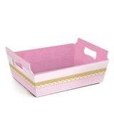 Cesta de Papel Reino Menina Média Cromus