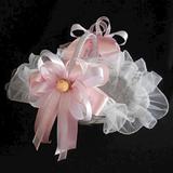 Cesta de Vime para Lembrancinhas de Maternidade Rosa - Mz decoraçoes e festas