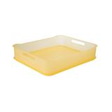 Cesta Fit Maxi 38 x 31,6 x 8 cm Amarela - Coza - Brinox