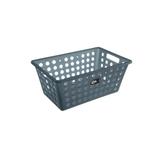 Cesta Grande 28,8 x 19,1 x 12,3 cm Fumê - Coza - Brinox