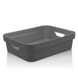 Cesta organizadora Cube Ou Concreto 29X21X9CM - 26747