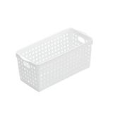 Cesta organizadora plástica branca 27 x 13 cm - 12585 - Art design