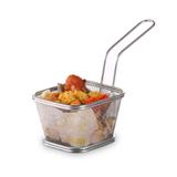 Cesta para Servir Porçoes Inox 10,5x9x6cm Ke Home 3251