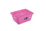 Cesta Pequena Com Tampa 18,6x14,2x8,6cm Coza