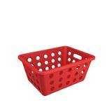 Cesta Pequena Multiuso Vermelho Bold 19X14 cm - Coza - Cardosoutl