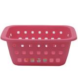 Cesto Caixa Organizadora 1450ml Plástico Rosa Ordene