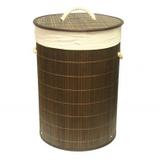 Cesto de bambu com tampa 35cm x 50cm - Btc decor