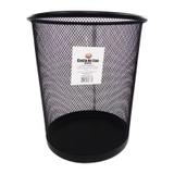 Cesto De Lixo Aramado Preto 27cm Kz08225 - Kaz