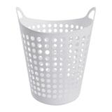Cesto de Roupas Flexível Branco Branco 44 Litros - Arthi