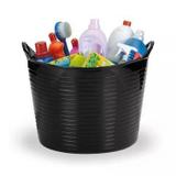 Cesto Flexível 25 Lts - Preto - Arthi