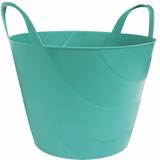 Cesto Flexível De Plástico 45l Multiuso Organizador Turquesa - Prat-k