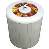 Cesto Lixo 5L Banheiro Tampa Decorativa Lixeira Higiênica Branca - Zanline