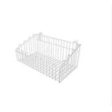 Cesto Luxo p/ Canaletado Madeira 0,50X0,28X0,28m Branco - Cód. 8690 - Gecede industria e comercio ltda