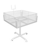 Cesto Luxo Tela Alta (25cm) 80 x 80 Branco - Cód. 8652 - Gecede industria e comercio ltda