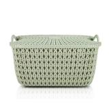 Cesto Organizador c/ Tampa (P) - 7,5L Verde - Jacki design