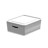 Cesto Organizador com Tampa 10L Soprano Branco