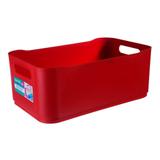 Cesto Organizador Grande Coza Vermelho