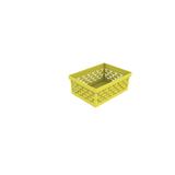 Cesto Organizador P com Tampa Amarelo - Crippa