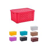 Cesto organizador rattan 51x35x21cm classic - Paramount