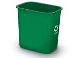 Cesto Para Lixo Reciclável Verde Waleu