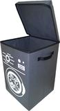 Cesto para Roupa - Cinza - Organibox