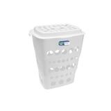 Cesto para roupas com tampa grande organizador de banheiro e lavanderia 55 litros - Paramount